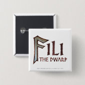 Badge Carré 5 Cm Fili (Devant & derrière)