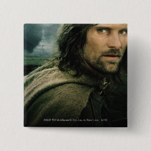 Badge Carré 5 Cm Fin d'Aragorn