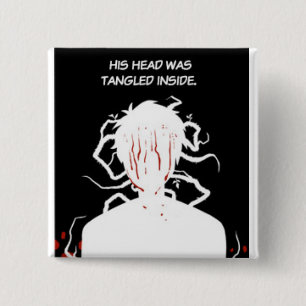 Badge Carré 5 Cm FindChaos - embrouillé