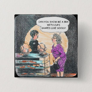 Badge Carré 5 Cm Finding the Right Bra Button