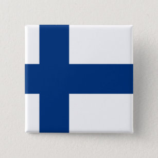 Badge Carré 5 Cm Finland (Finnish) Flag