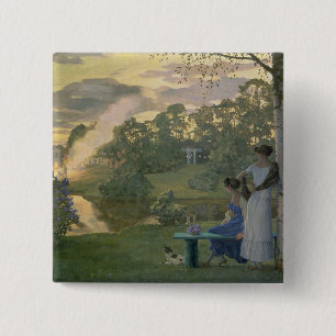 Badge Carré 5 Cm Fireworks, 1922