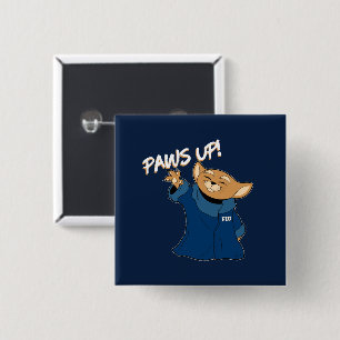 Badge Carré 5 Cm FIU   Roary The Child