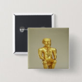 Badge Carré 5 Cm Flacon anthropomorphe de chaux (Devant & derrière)