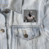 Badge Carré 5 Cm Flash Alternate 2 (En situation)