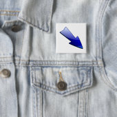 Badge Carré 5 Cm Flèche (En situation)