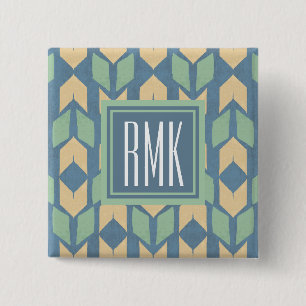 Badge Carré 5 Cm Flèche géométrique extérieure Patt d'étape   du