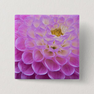Badge Carré 5 Cm Fleur de chrysanthème décorant un lieu de sépultur