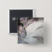 Badge Carré 5 Cm Fleur Seires II Phaiuses (Devant & derrière)