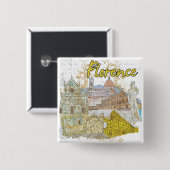 Badge Carré 5 Cm Florence (Devant & derrière)