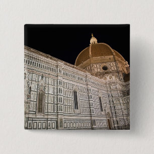 Badge Carré 5 Cm Florence, Italie 6
