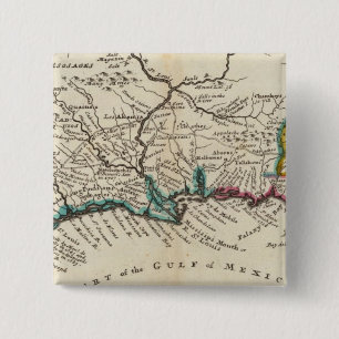 Badge Carré 5 Cm Floride