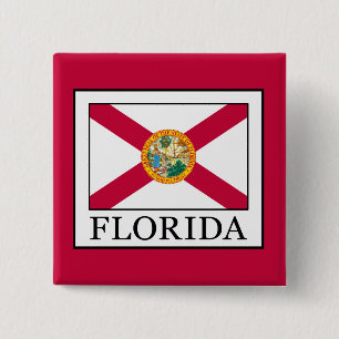 Badge Carré 5 Cm Floride