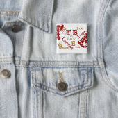 BADGE CARRÉ 5 CM FLORIDE (En situation)