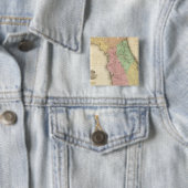 Badge Carré 5 Cm Floride 4 (En situation)