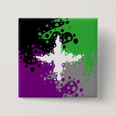 Badge Carré 5 Cm Flux Aspec (Devant)