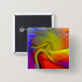 Badge Carré 5 Cm Flying Woolee Master (Devant & derrière)