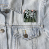 Badge Carré 5 Cm Formation de contrôle des émeutes (En situation)