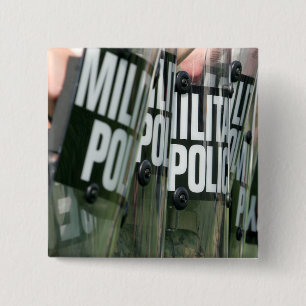 Badge Carré 5 Cm Formation de contrôle des émeutes