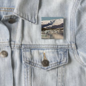 Badge Carré 5 Cm Formation d'Iceberg (En situation)