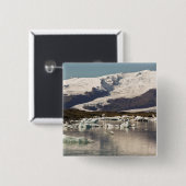 Badge Carré 5 Cm Formation d'Iceberg (Devant & derrière)