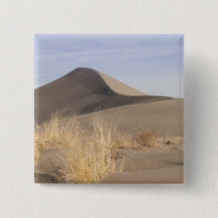 Badge Carré 5 Cm Formations de dunes de sable. Bruneau Dunes State
