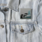 Badge Carré 5 Cm Formations d'icebergs (En situation)