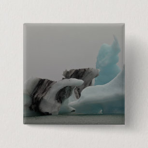 Badge Carré 5 Cm Formations d'icebergs