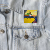 Badge Carré 5 Cm Fournisseur d'Oz (En situation)