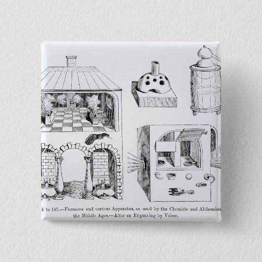 Badge Carré 5 Cm Fours et divers appareil (Devant)