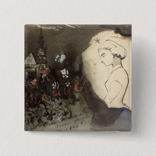 Badge Carré 5 Cm Fracta Juventus, 1864 (Devant)