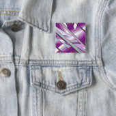 Badge Carré 5 Cm Fracture pourpre (En situation)