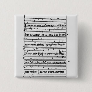 Badge Carré 5 Cm Fragment d'un poème