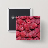 Badge Carré 5 Cm Framboise (Devant & derrière)