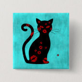 Badge Carré 5 Cm Français : Bouton Bonne Soie (Devant)