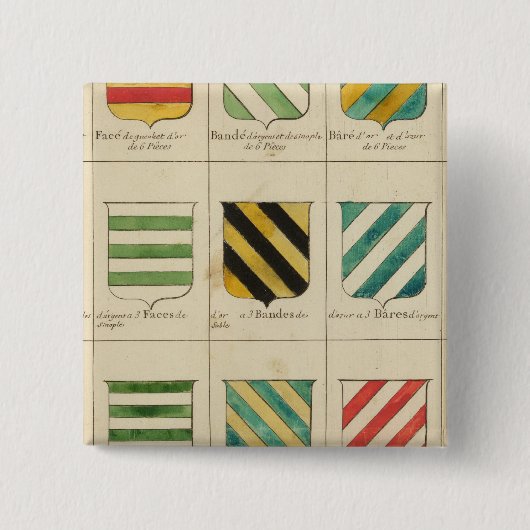 Badge Carré 5 Cm France 22 (Devant)