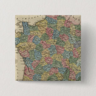 Badge Carré 5 Cm France 25