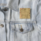 Badge Carré 5 Cm France 37 (En situation)