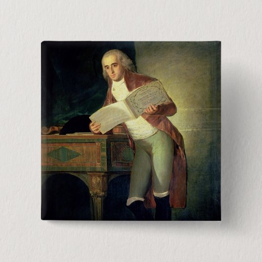 Badge Carré 5 Cm Francisco Jose de Goya y Lucientes | Don Jose Alva (Devant)