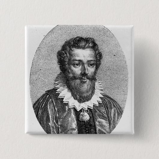 Badge Carré 5 Cm Francois Viete (Devant)