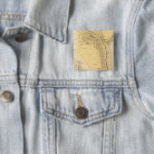 Badge Carré 5 Cm Franklin (En situation)