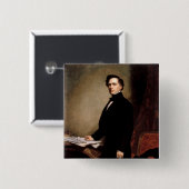 Badge Carré 5 Cm Franklin Pierce (Devant & derrière)