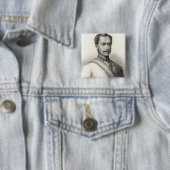 Badge Carré 5 Cm Franz Joseph I, empereur de l'Autriche 2 (En situation)