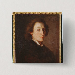 Badge Carré 5 Cm Frederic Chopin