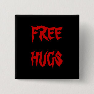 BADGE CARRÉ 5 CM FREEHUGS