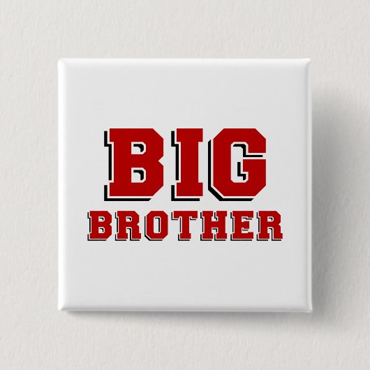 Badge Carré 5 Cm Frère (Devant)