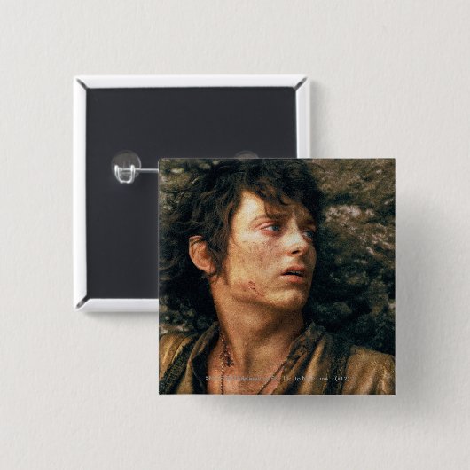 Badge Carré 5 Cm FRODO™ dans Despair (Devant & derrière)