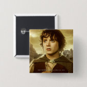 Badge Carré 5 Cm FRODO™ Golden™ (Devant & derrière)
