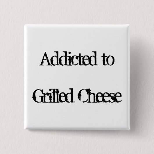 Badge Carré 5 Cm Fromage grillé (Devant)