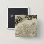 Badge Carré 5 Cm Frontières (Devant & derrière)